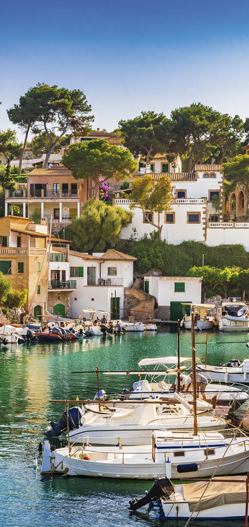 Cala Figuera, beautiful old fishing harbour on Mallorca island, Spain Mediterranean Sea