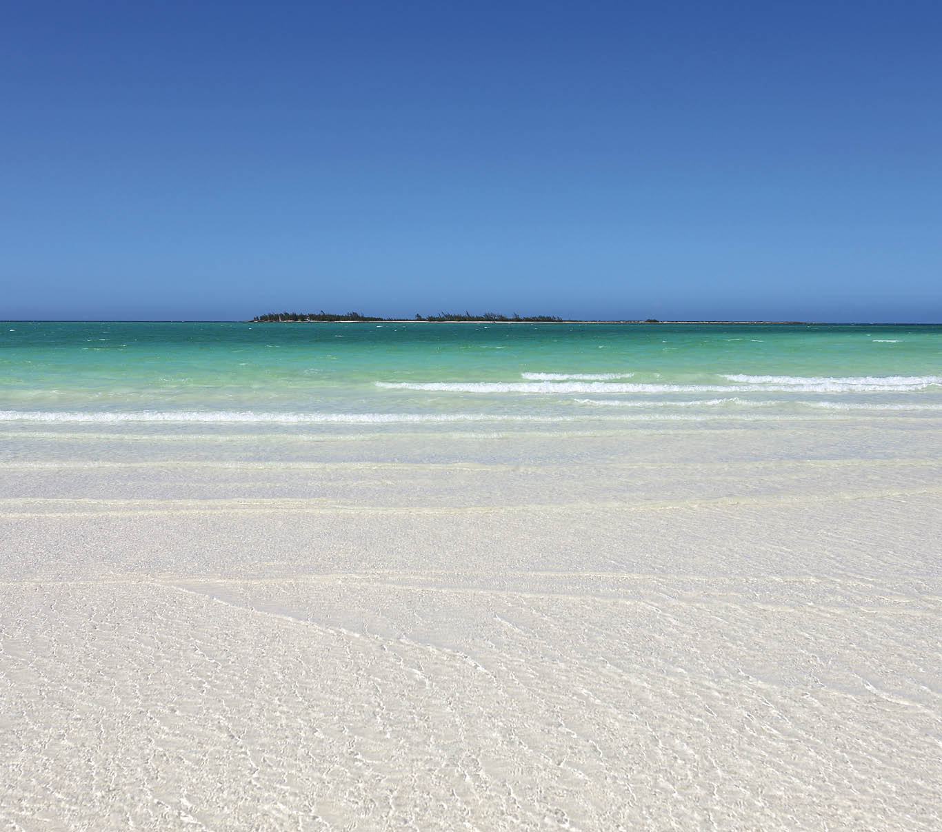 Beach Playa Pilar on Cayo Guillermo island, Cuba