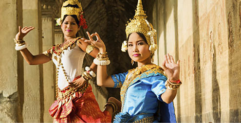 Aspara Dancers, Angkor Wat, Cambodia.