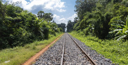 Railway at Battambang - Cambodia