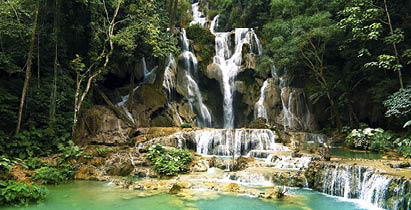 Kuang Si Waterfall near Luang Prabang, Laos