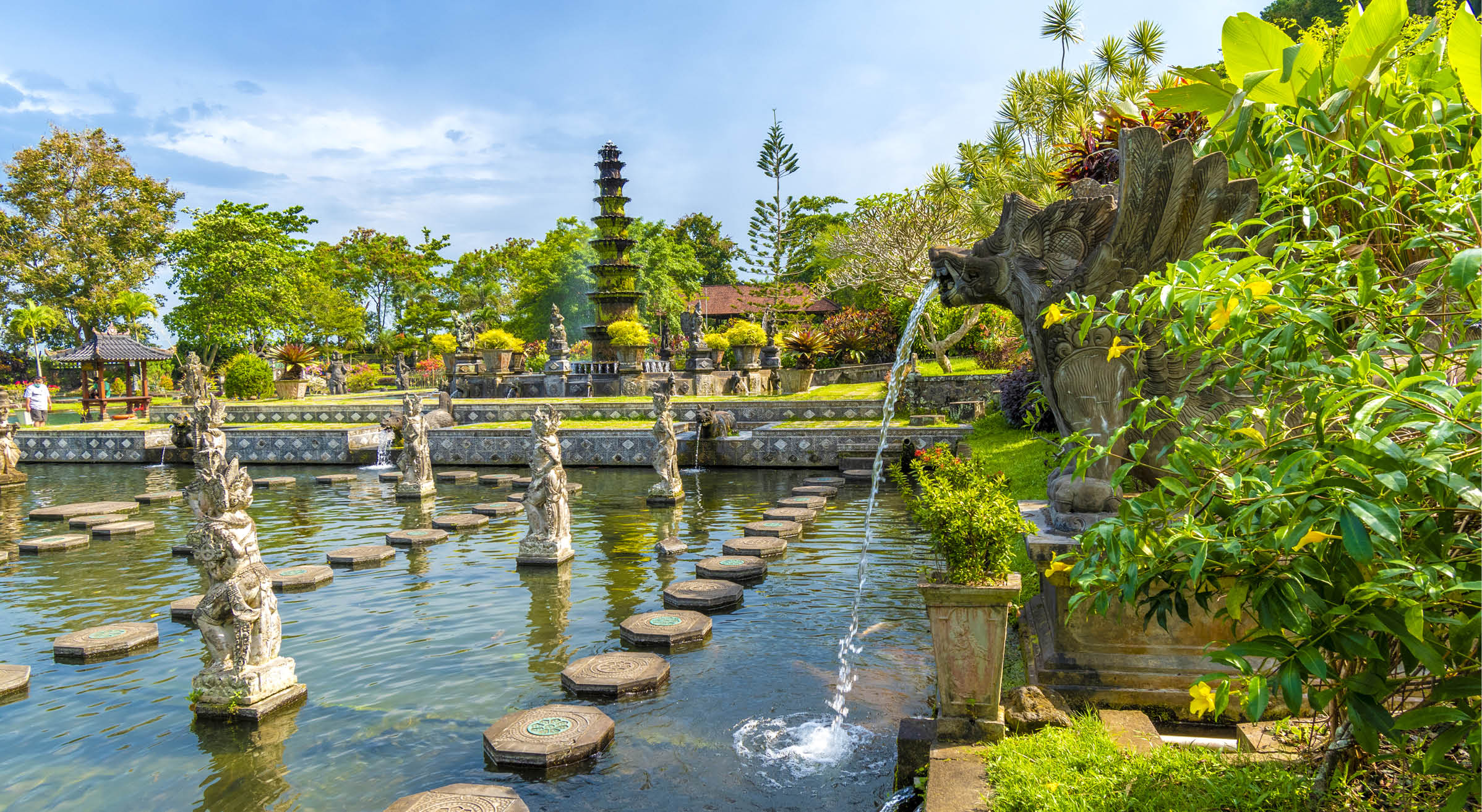 Water Palace of Tirta Gangga in East Bali, Indonesia