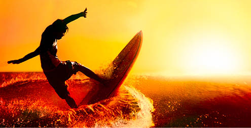 Master surf. Artistic post production.