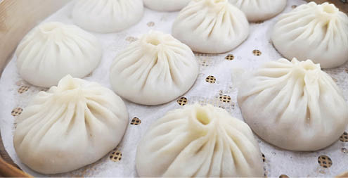 Chinese food Xiao Long Bao in Shanghai