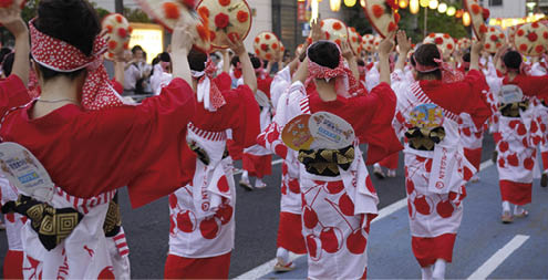 An Image of Hanagasa Festival