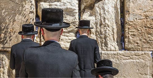 The Western Wall in Jerusalem, Israel