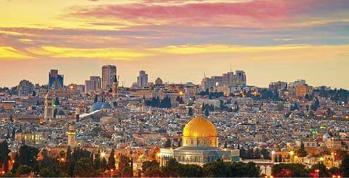 View to Jerusalem old city. Israel