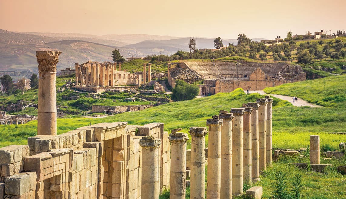 Ancient and roman ruins of Jerash (Gerasa), Jordan.